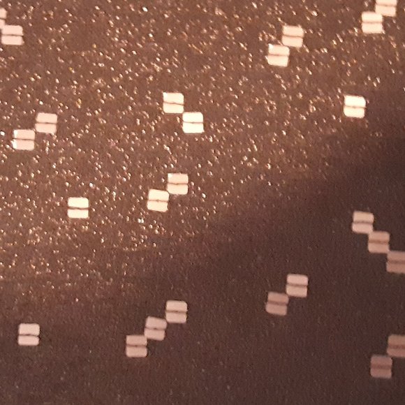 Vintage Joseph A brown Metallic shimmer beaded sleeveless silk top - Picture 10 of 12